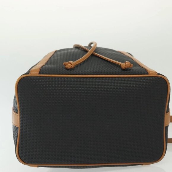 SAINT LAURENT Shoulder Bag PVC Canvas Black Gold Auth 141268 - Picture 7 of 16